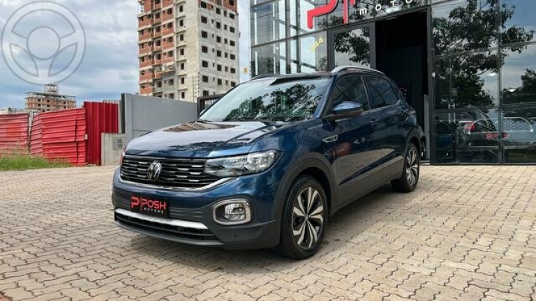 VOLKSWAGEN - T CROSS TCROSS HIGHLINE 1.4 TURBO - 25 - GARANTIA DE FÁBRICA - - 2023/2024 - AZUL - R$ 144.900,00
