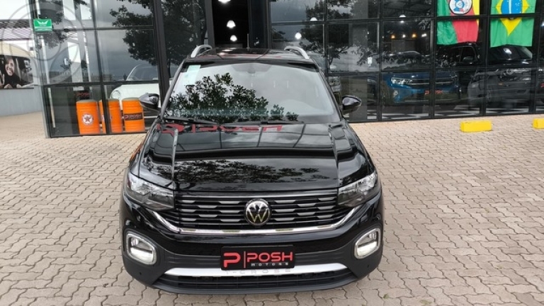 VOLKSWAGEN - T CROSS TCROSS HIGHLINE 1.4 TURBO - 25 - GARANTIA DE FÁBRICA - - 2023/2024 - PRETA - R$ 144.900,00