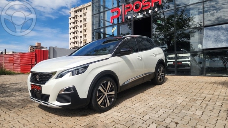 PEUGEOT - 3008 GRIFFE PACK 1.6 TURBO - - BAIXO - - 2018/2019 - BRANCA - R$ 124.900,00